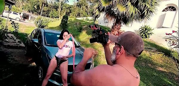  Candy Crush Brasil por trás das câmeras nas primeiras cenas como atriz pornô - Tony Tigrao - Capoeira - Binho Ted